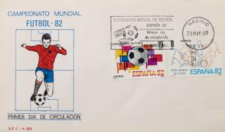 FDC Copa Mundial de Futbol, Espana, Madrid, 1982