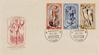 FDC II. Celostátní spartakiáda, 1960