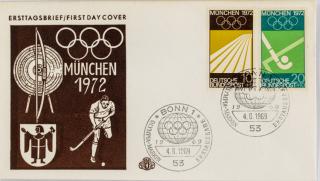 FDC XX.Olympishe Spiele Munchen, Bonn. 1972-2