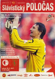 Fotbalový Poločas SK Slavia Praha vs. FC Bohemians 1905,  2010 11