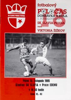 Fotbalový POLOČAS SK SLAVIA PRAHA vs.FK Viktoria Žižkov , 1995