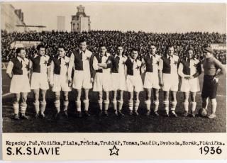 Foto, SK Slavie, 1936