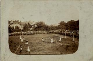 Fotografie , Boj o Charity Cup, Sparta - Viktorka, 1910