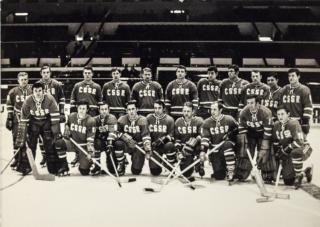 Fotografie - Československé hokejové národní mužstvo ČSSR, 1970