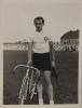 Fotografie cyklisty v národním dresu ČR 30 léta minulého století