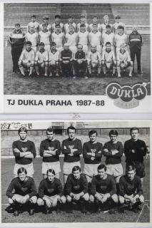Fotografie  Dukla Praha 1987 - 1988