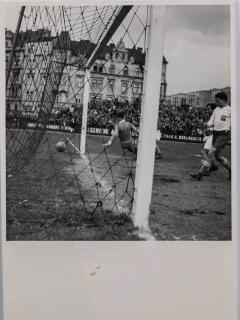 Fotografie, fotbal Čechy v. Morava, 1941