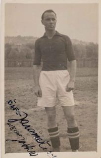 Fotografie fotbal, Joska, ČAFC Jaroměř, 1938