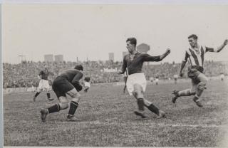 Fotografie, fotbal Prostějov, 1937