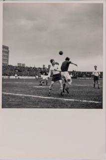 Fotografie, fotbal, Prostějov 2:1, 1941