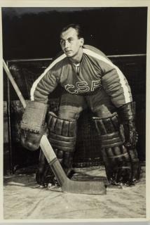 Fotografie, hokej, ČTK, Vladimír Nedrchal, ČSR, 1959 (2)
