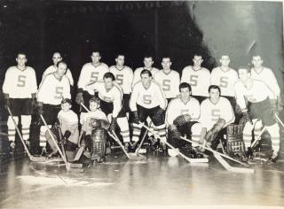 Fotografie -  hokej, Spartak Praha Sokolovo, 1958