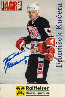 Fotografie - kartička, František Kučera, autogram