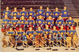 Fotografie - pohlednice, hokej, Djurgardens I.F., 1967