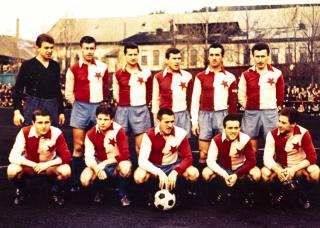 Fotografie , tým Slavia,1966, 002