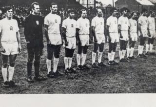 Fotopohlednice Tým ČSSR, fotbal, Dublin, 1969