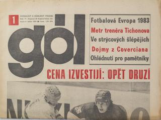 GÓL. Fotbalový a hokejový týdeník, 1/36/22/1984