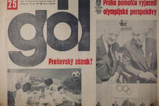 GÓL. Fotbalový a hokejový týdeník, 10/29/15/1977 č. 25
