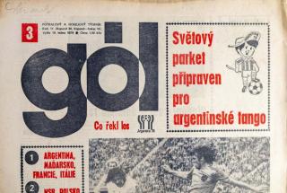 GÓL. Fotbalový a hokejový týdeník, 11/30/16/1978 č. 3