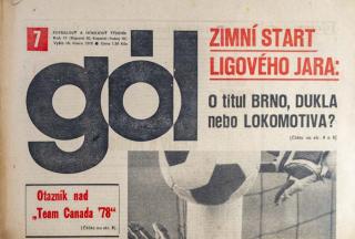 GÓL. Fotbalový a hokejový týdeník, 11/30/16/1978 č. 7