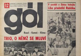 GÓL. Fotbalový a hokejový týdeník, 12/36/22/1984
