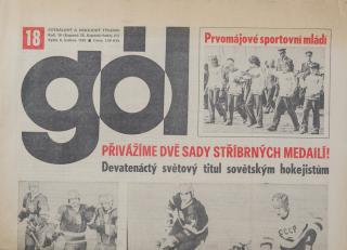 GÓL. Fotbalový a hokejový týdeník, 18/35/21/1983