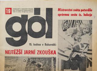 GÓL. Fotbalový a hokejový týdeník, 19/35/21/1983