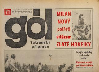 GÓL. Fotbalový a hokejový týdeník, 21/34/20/1982