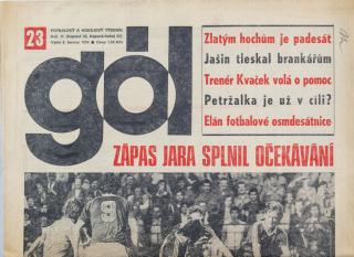 GÓL. Fotbalový a hokejový týdeník, 23/36/22/1984
