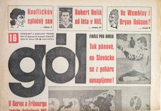 GÓL. Fotbalový a hokejový týdeník, 23/42/28/1990 č. 16