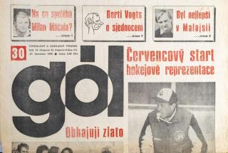 GÓL. Fotbalový a hokejový týdeník, 23/42/28/1990