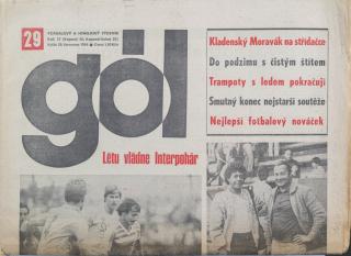 GÓL. Fotbalový a hokejový týdeník, 29/36/22/1984