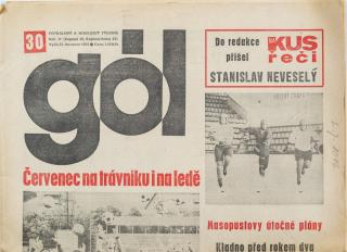 GÓL. Fotbalový a hokejový týdeník, 30/36/22/1984