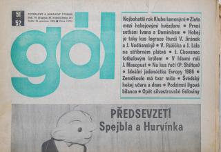 GÓL. Fotbalový a hokejový týdeník, 38/24/1986