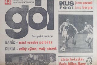 GÓL. Fotbalový a hokejový týdeník, 43/33/19/1981