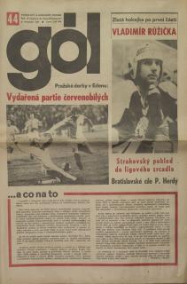 GÓL. Fotbalový a hokejový týdeník, 44/1983