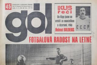 GÓL. Fotbalový a hokejový týdeník, 45/35/21/1983