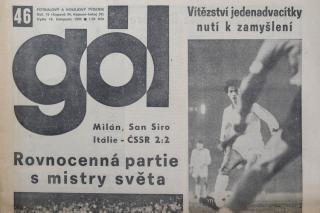 GÓL. Fotbalový a hokejový týdeník, 46/34/20/1982