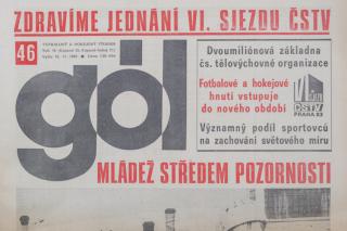 GÓL. Fotbalový a hokejový týdeník, 46/35/21/1983
