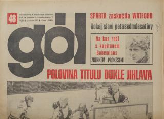 GÓL. Fotbalový a hokejový týdeník, 48/35/21/1983