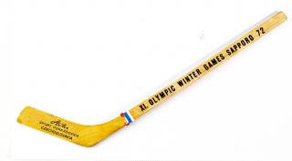 Hokejka dřevěná - suvenýr, Olympic Games Sapporo, Artis, 1972