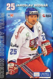 Hokejová karta, Czech hockey team, Jaroslav Bednář, 25