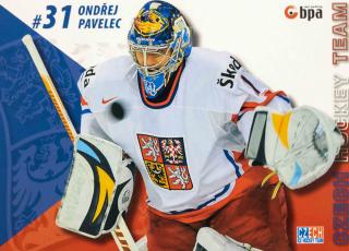 Hokejová karta, Czech hockey team, Ondřej Pavelec, 31