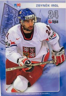 Hokejová karta, Czech ICE hockey team, Zbyněk Irgl, 24