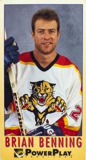 Hokejová kartička, Brian Benning, 1993