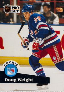 Hokejová kartička, Dough Weight, New York Rangers, 1991