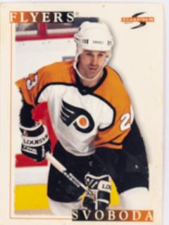 Hokejová kartička, Petr Svoboda, Philadelphia Flyers, 1996
