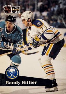 Hokejová kartička, Randy Hiller, Buffalo Sabres, 1991