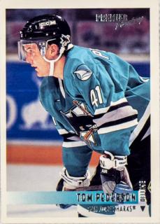 Hokejová kartička, Tom Pederson, San Jose Sharks, 1994