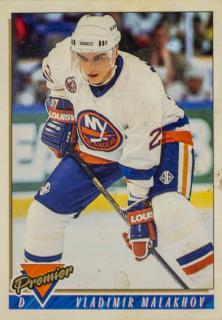 Hokejová kartička, Vladimir Malakhov, NY Islanders, 1993